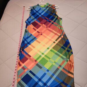 Beautiful Colorful Geometric Print Dress